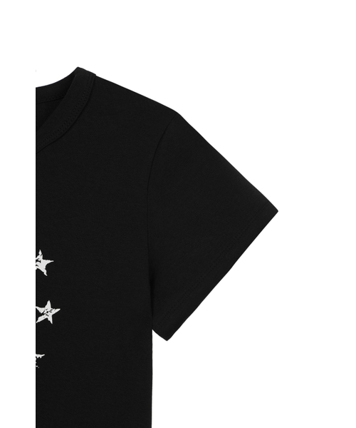 DEINET(ダイニット)の「DEINET STAR GRAPHICS T-SHIRTS IN BLACK(Tシャツ/カットソー・レディース・その他・FREE)」の5枚目の写真