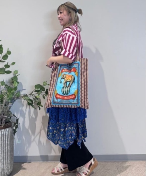 チャイハネ(チャイハネ)の「【チャイハネ】ポップマッチトートバッグ(トートバッグ・レディース・その他1/その他2/その他3・FREE)」の9枚目の写真