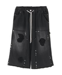 DANKE SCHON | DankeSchon/ダンケシェーン/SULFER CHEMICAL SWEAT W-KNEE(スウェットパンツ)