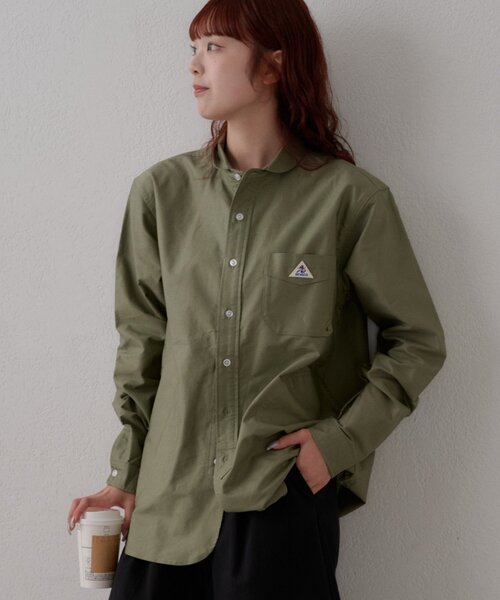 GEVACO(ゲバコ)の「【GEVACO】ショールカラー前開きポケットシャツ(シャツ/ブラウス・メンズ・オリーブ/ブラック・LARGE/MEDIUM)」の20枚目の写真