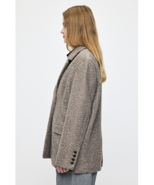 MOUSSY（マウジー）の「CURLY BOA OVER SIZED ジャケット（その他アウター・レディース・グレー/ベージュ・FREE）」の9枚目の写真