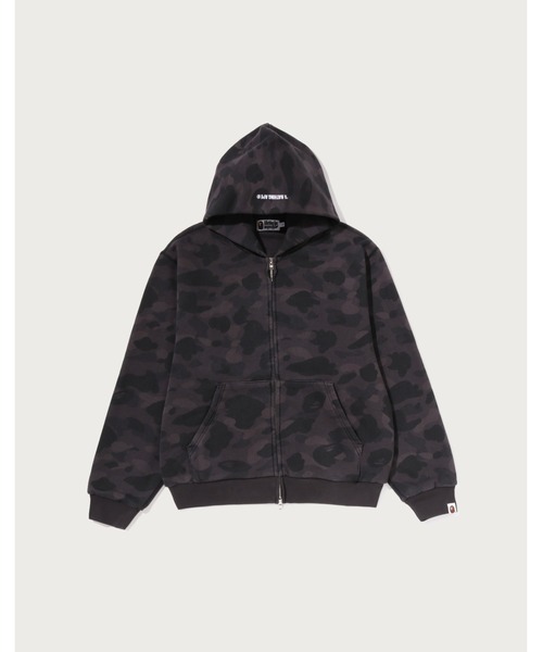 A BATHING APE（アベイシングエイプ）の「COLOR CAMO HEAVY WASHED CROPPED FIT ZIP HOODIE（パーカー・メンズ・ブラック/ネイビー/ブラウン/レッド・XX-LARGE/X-LARGE/SMALL/MEDIUM/LARGE）」の2枚目の写真