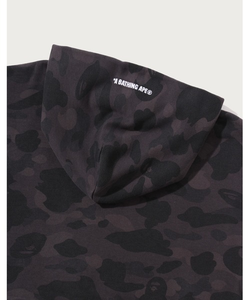 A BATHING APE（アベイシングエイプ）の「COLOR CAMO HEAVY WASHED CROPPED FIT ZIP HOODIE（パーカー・メンズ・ブラック/ネイビー/ブラウン/レッド・XX-LARGE/X-LARGE/SMALL/MEDIUM/LARGE）」の9枚目の写真