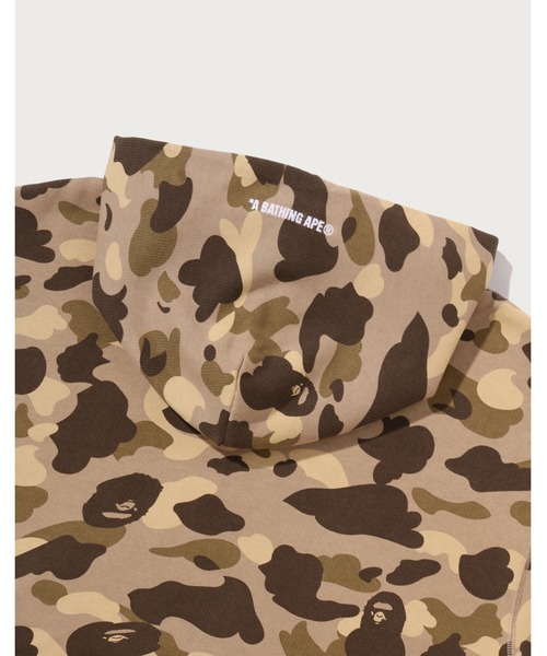 A BATHING APE（アベイシングエイプ）の「COLOR CAMO HEAVY WASHED CROPPED FIT ZIP HOODIE（パーカー・メンズ・ブラック/ネイビー/ブラウン/レッド・XX-LARGE/X-LARGE/SMALL/MEDIUM/LARGE）」の10枚目の写真