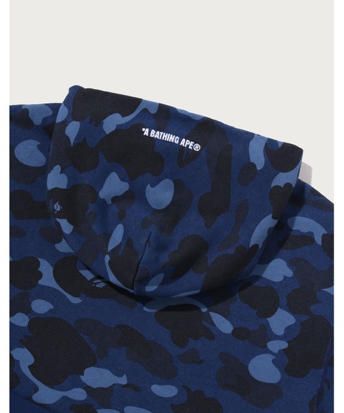 A BATHING APE（アベイシングエイプ）の「COLOR CAMO HEAVY WASHED CROPPED FIT ZIP HOODIE（パーカー・メンズ・ブラック/ネイビー/ブラウン/レッド・XX-LARGE/X-LARGE/SMALL/MEDIUM/LARGE）」の11枚目の写真