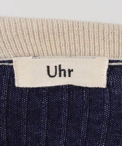 Uhr(ウーア)の「Uhr/ウーア Color Combi Knit ニット(ニット/セーター・レディース・ネイビー・FREE)」の14枚目の写真