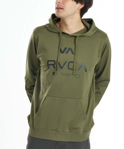 RVCA(ルーカ)の「RVCA メンズ RVCA FLEX HD パーカー 【2026年秋冬モデル】/ルーカプルオーバフーディー(パーカー・メンズ・ブラック/ヘザーグレー/アーミー・X-LARGE/LARGE/MEDIUM/SMALL)」の3枚目の写真