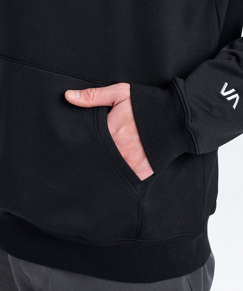 RVCA(ルーカ)の「RVCA メンズ RVCA FLEX HD パーカー 【2026年秋冬モデル】/ルーカプルオーバフーディー(パーカー・メンズ・ブラック/ヘザーグレー/アーミー・X-LARGE/LARGE/MEDIUM/SMALL)」の8枚目の写真