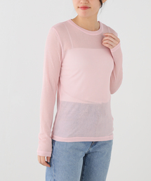 《追加》IENA LA BOUCLE 水撚りガスフライスクルーロングTシャツ
