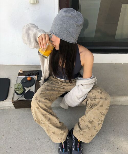 CHOWOO(チョウ)の「オーバーラップポケットカモパンツ(ウォッシュドベージュ)(その他パンツ・メンズ・その他・34/32/30)」の5枚目の写真
