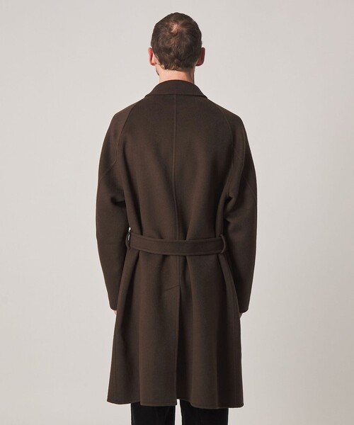 Steven Alan(スティーブンアラン)の「<FRAIZZOLI × Steven Alan> WL RV COAT/アウター(ステンカラーコート・メンズ・ブラック/ダークブラウン・46/48)」の5枚目の写真