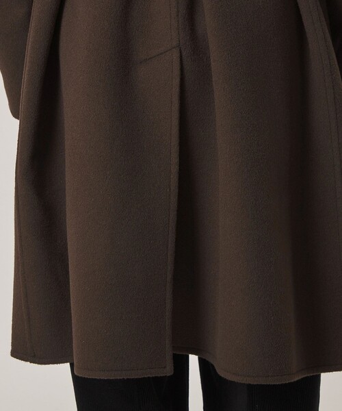 Steven Alan(スティーブンアラン)の「<FRAIZZOLI × Steven Alan> WL RV COAT/アウター(ステンカラーコート・メンズ・ブラック/ダークブラウン・46/48)」の10枚目の写真