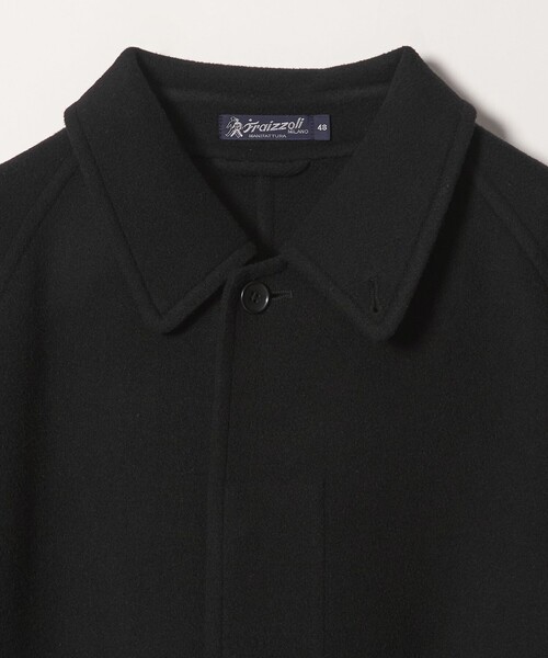 Steven Alan(スティーブンアラン)の「<FRAIZZOLI × Steven Alan> WL RV COAT/アウター(ステンカラーコート・メンズ・ブラック/ダークブラウン・46/48)」の18枚目の写真