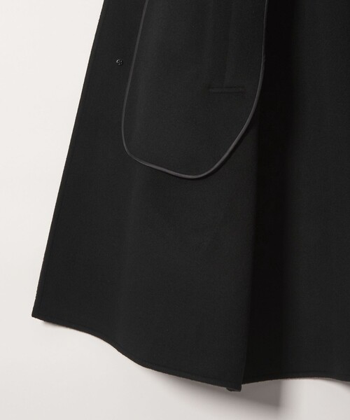 Steven Alan(スティーブンアラン)の「<FRAIZZOLI × Steven Alan> WL RV COAT/アウター(ステンカラーコート・メンズ・ブラック/ダークブラウン・46/48)」の16枚目の写真