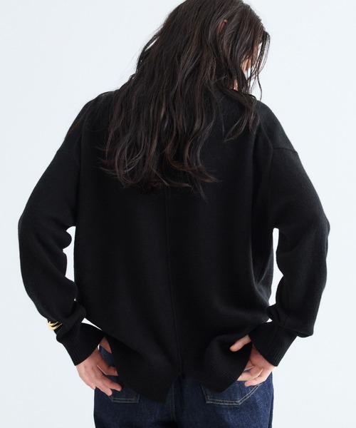 BARNYARDSTORM(バンヤードストーム)の「BARNYARDSTORM / ウールカシミヤクルーネックニット【WEB限定カラー】【「i.style closet」ご紹介アイテム】(ニット/セーター・レディース・ベージュ/オフホワイト/グレー/レッド/ブラック・S/M)」の18枚目の写真