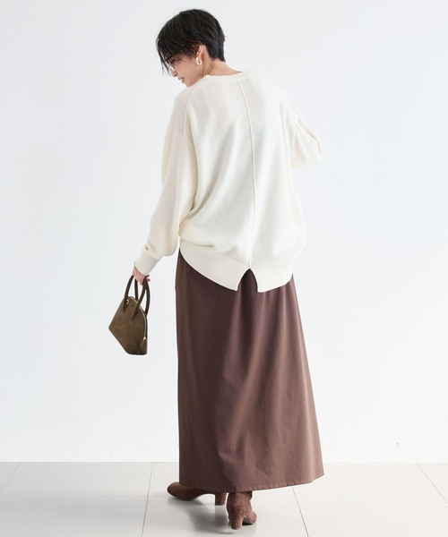 BARNYARDSTORM(バンヤードストーム)の「BARNYARDSTORM / ウールカシミヤクルーネックニット【WEB限定カラー】【「i.style closet」ご紹介アイテム】(ニット/セーター・レディース・ベージュ/オフホワイト/グレー/レッド/ブラック・S/M)」の13枚目の写真
