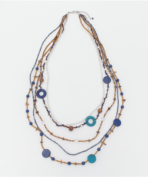 チャイハネ(チャイハネ)の「【チャイハネ】マルノネックレス(ネックレス・レディース・ターコイズブルー/ブルー・FREE)」の6枚目の写真