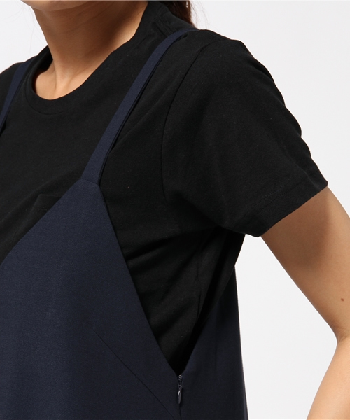 MOUSSY（マウジー）の「DEEP V ALL IN ONE F（つなぎ/オールインワン・レディース・ネイビー/グレー/カーキ・FREE）」の11枚目の写真