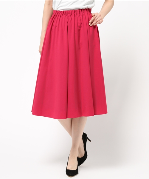 laboratory work（ラボラトリーワーク）の「ウエストタック　ミディスカート（スカート・レディース・ライトグレー/グリーン/キャメル/ピンク/ボルドー/ブラック・MEDIUM）」の15枚目の写真