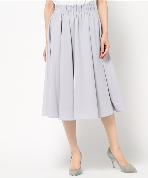 laboratory work（ラボラトリーワーク）の「ウエストタック　ミディスカート（スカート・レディース・ライトグレー/グリーン/キャメル/ピンク/ボルドー/ブラック・MEDIUM）」の18枚目の写真