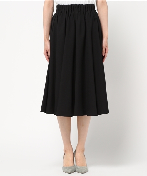 laboratory work（ラボラトリーワーク）の「ウエストタック　ミディスカート（スカート・レディース・ライトグレー/グリーン/キャメル/ピンク/ボルドー/ブラック・MEDIUM）」の7枚目の写真