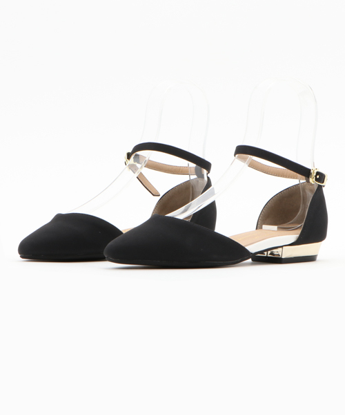 mysty woman（ミスティウーマン）の「Vカットセパレートパンプス（パンプス・レディース・ブラック/サックスブルー/ベージュ・LARGE/MEDIUM）」の2枚目の写真