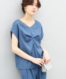 ADAM ET ROPE' | リネンライク2WAY Tブラウス(シャツ/ブラウス)
