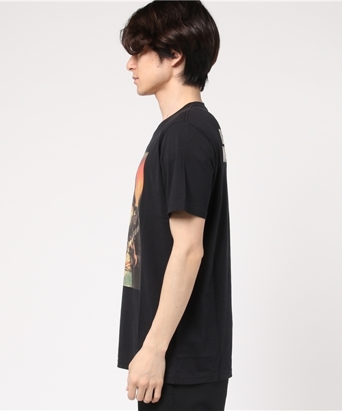 HYSTERIC GLAMOUR（ヒステリックグラマー）の「THE ROLLING STONES/KEITH 1978 プリント Tシャツ（Tシャツ/カットソー・メンズ・ブラック/グレー/ホワイト・MEDIUM/SMALL/LARGE）」の4枚目の写真