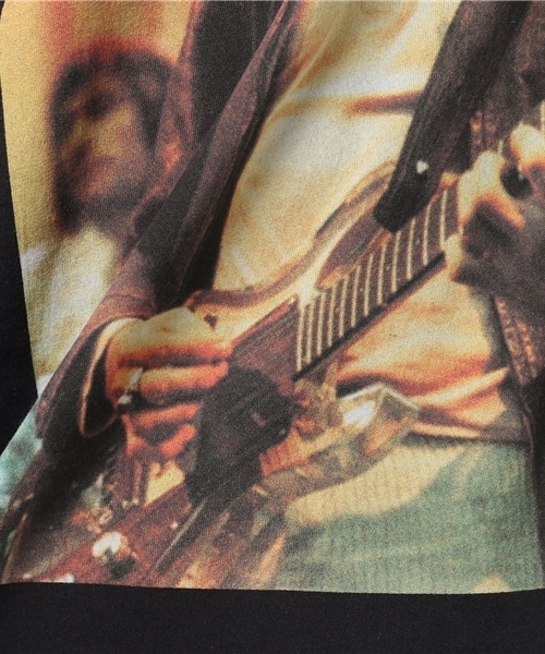 HYSTERIC GLAMOUR（ヒステリックグラマー）の「THE ROLLING STONES/KEITH 1978 プリント Tシャツ（Tシャツ/カットソー・メンズ・ブラック/グレー/ホワイト・MEDIUM/SMALL/LARGE）」の10枚目の写真