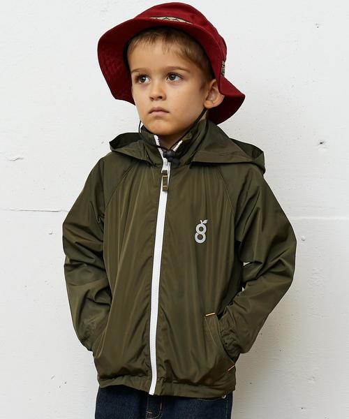 green label relaxing（グリーンレーベルリラクシング）の「◆【キッズ】GLRポケッタブルブルゾン ◆（ブルゾン・キッズ・オリーブ/ネイビー/レッド・115cm/105cm/125cm/135cm/95cm）」の2枚目の写真