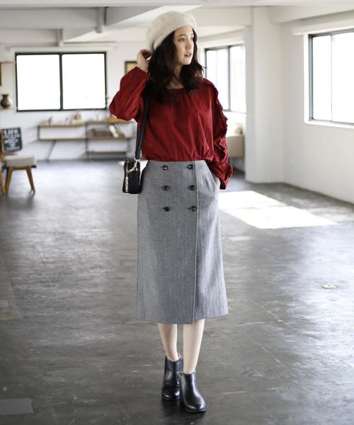 coen（コーエン）の「フェザーベレー（ハンチング/ベレー帽・レディース・アイボリー/ブラウン/オレンジ・FREE）」の12枚目の写真