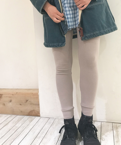 Born(ボーン)の「Born Bare Fraise Full Length Leggings/ボーンベアフライスフルレングスレギンス(レギンス/スパッツ・レディース・ブラック/杢グレー/チャコール/グレイッシュベージュ/ベージュ・FREE)」の1枚目の写真