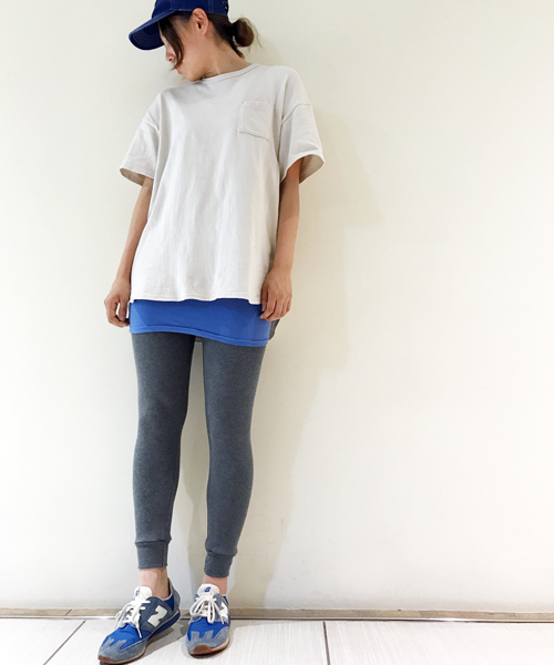 Born(ボーン)の「Born Bare Fraise Full Length Leggings/ボーンベアフライスフルレングスレギンス(レギンス/スパッツ・レディース・ブラック/杢グレー/チャコール/グレイッシュベージュ/ベージュ・FREE)」の11枚目の写真