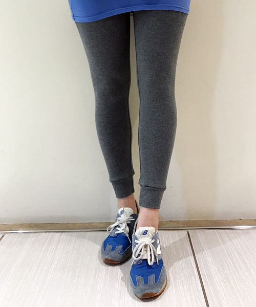 Born(ボーン)の「Born Bare Fraise Full Length Leggings/ボーンベアフライスフルレングスレギンス(レギンス/スパッツ・レディース・ブラック/杢グレー/チャコール/グレイッシュベージュ/ベージュ・FREE)」の12枚目の写真