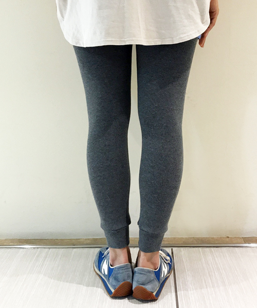 Born(ボーン)の「Born Bare Fraise Full Length Leggings/ボーンベアフライスフルレングスレギンス(レギンス/スパッツ・レディース・ブラック/杢グレー/チャコール/グレイッシュベージュ/ベージュ・FREE)」の13枚目の写真