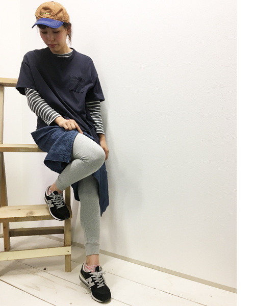 Born(ボーン)の「Born Bare Fraise Full Length Leggings/ボーンベアフライスフルレングスレギンス(レギンス/スパッツ・レディース・ブラック/杢グレー/チャコール/グレイッシュベージュ/ベージュ・FREE)」の19枚目の写真