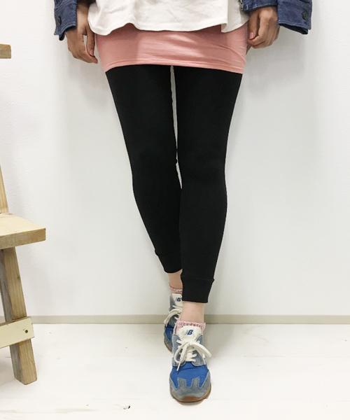 Born(ボーン)の「Born Bare Fraise Full Length Leggings/ボーンベアフライスフルレングスレギンス(レギンス/スパッツ・レディース・ブラック/杢グレー/チャコール/グレイッシュベージュ/ベージュ・FREE)」の21枚目の写真