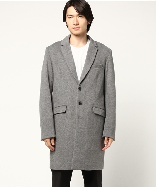 WEGO（ウィゴー）の「WEGO/シャギーウールチェスターコート（チェスターコート・メンズ・グレー/ネイビー/キャメル/ブラック・LARGE/MEDIUM/SMALL）」の19枚目の写真