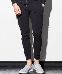 AKM Contemporary(エイケイエムコンテンポラリー)ナイロン4wayラインストーンzipパンツ