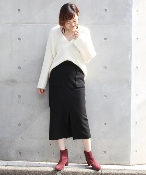 journal standard L'essage（ジャーナルスタンダードレサージュ）の「アッシュクウールスカート＃（スカート・レディース・ブラック/オレンジ/キャメル・38/36）」の14枚目の写真