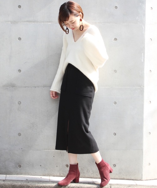 journal standard L'essage（ジャーナルスタンダードレサージュ）の「アッシュクウールスカート＃（スカート・レディース・ブラック/オレンジ/キャメル・38/36）」の15枚目の写真