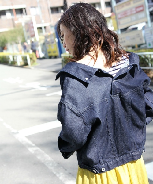 laboratory work(ラボラトリーワーク)の「アレンジカラーデニムジャケット(デニムジャケット・レディース・ブルー/ネイビー・MEDIUM)」の5枚目の写真