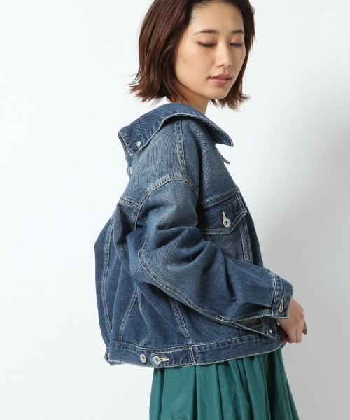 laboratory work(ラボラトリーワーク)の「アレンジカラーデニムジャケット(デニムジャケット・レディース・ブルー/ネイビー・MEDIUM)」の22枚目の写真