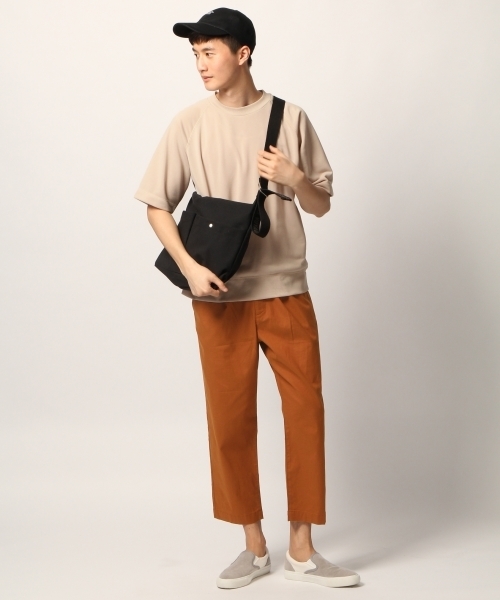 GLOBAL WORK（グローバルワーク）の「【吸水速乾】フレンチテリーTEE/788919（Tシャツ/カットソー・メンズ・ホワイト/ベージュ/ネイビー/グレー/ピンク・SMALL/MEDIUM/LARGE/X-LARGE）」の16枚目の写真