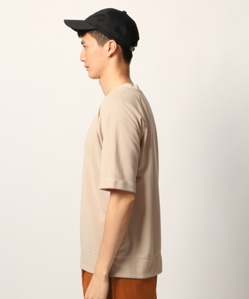 GLOBAL WORK（グローバルワーク）の「【吸水速乾】フレンチテリーTEE/788919（Tシャツ/カットソー・メンズ・ホワイト/ベージュ/ネイビー/グレー/ピンク・SMALL/MEDIUM/LARGE/X-LARGE）」の12枚目の写真