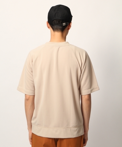 GLOBAL WORK（グローバルワーク）の「【吸水速乾】フレンチテリーTEE/788919（Tシャツ/カットソー・メンズ・ホワイト/ベージュ/ネイビー/グレー/ピンク・SMALL/MEDIUM/LARGE/X-LARGE）」の9枚目の写真