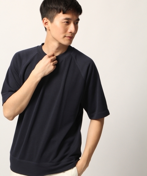 GLOBAL WORK（グローバルワーク）の「【吸水速乾】フレンチテリーTEE/788919（Tシャツ/カットソー・メンズ・ホワイト/ベージュ/ネイビー/グレー/ピンク・SMALL/MEDIUM/LARGE/X-LARGE）」の15枚目の写真