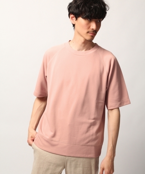 GLOBAL WORK（グローバルワーク）の「【吸水速乾】フレンチテリーTEE/788919（Tシャツ/カットソー・メンズ・ホワイト/ベージュ/ネイビー/グレー/ピンク・SMALL/MEDIUM/LARGE/X-LARGE）」の20枚目の写真