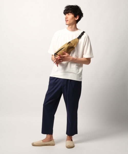 GLOBAL WORK（グローバルワーク）の「【吸水速乾】フレンチテリーTEE/788919（Tシャツ/カットソー・メンズ・ホワイト/ベージュ/ネイビー/グレー/ピンク・SMALL/MEDIUM/LARGE/X-LARGE）」の21枚目の写真