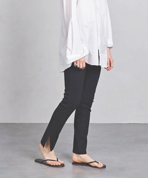 UNITED ARROWS（ユナイテッドアローズ）の「SFL サイド スリット レギンス（その他パンツ・レディース・ライトグレー/ブラック/ベージュ/ダークグレー・FREE）」の2枚目の写真